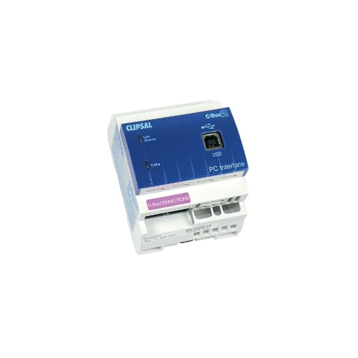 C-Bus, PC Interface Housed in A 4M, Din Rail Enclosure, USB (5500PCU)